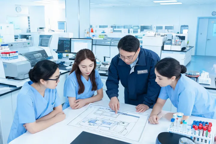 Community hospital laboratory partnership