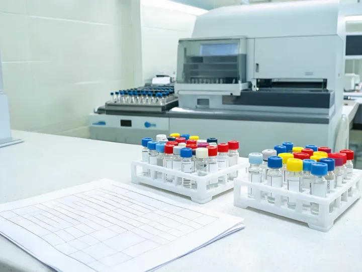Precision study with quality control material