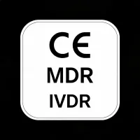 CE IVDR and MDR conformity mark