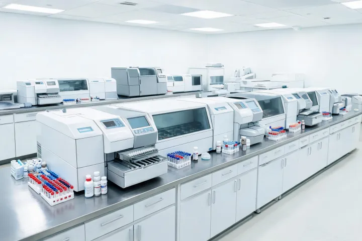 Multi-site immunoassay laboratory network